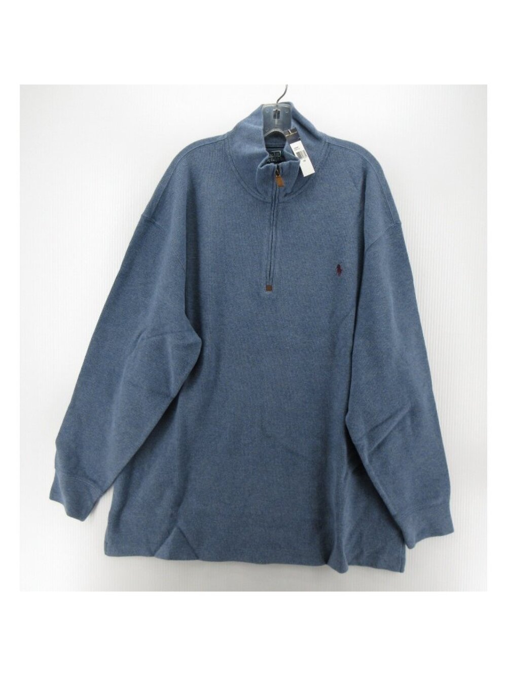 Polo Ralph Lauren Sweater 2XB Big 1/4 Zip Pullover Ribbed Knit Pony